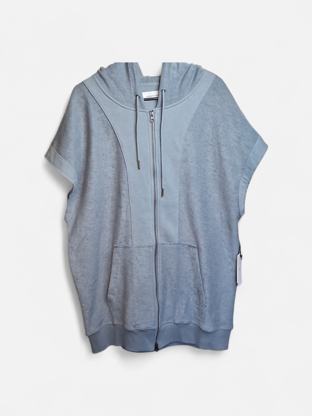 Honor The Gift Women's Labor Zip Up Oversized Hoodie Slate M Y2K